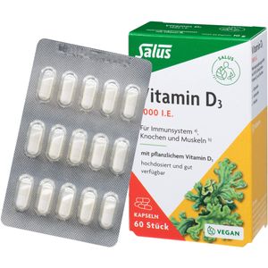 VITAMIN D3 1000 I.E. vegan Kapseln Salus