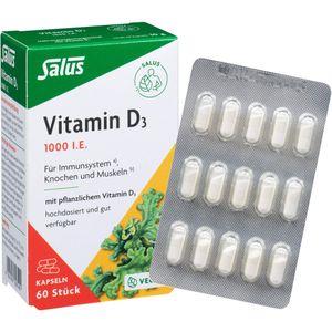 VITAMIN D3 1000 I.E. vegan Kapseln Salus