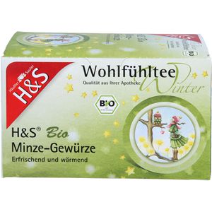     H&S Wintertee Bio Minze-Gewürze Filterbeutel
