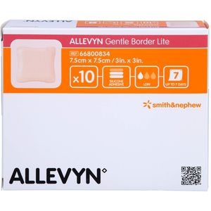 ALLEVYN Gentle Border Lite 7,5x7,5 cm Schaumverb.
