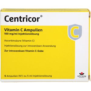Centricor Vitamin C Ampullen 100 mg/ml Inj.-Lsg. 25 ml