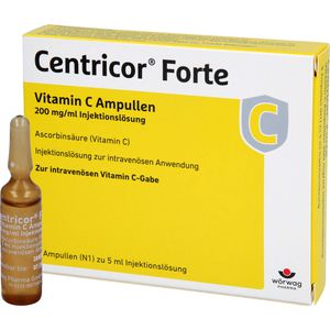 CENTRICOR Forte Vitamin C Amp. 200 mg/ml Inj.-Lsg.