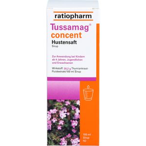 TUSSAMAG concent Hustensaft 30,2 g/100 ml Sirup
