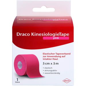 Draco Kinesiologietape 5 cmx5 m pink 1 St