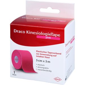 DRACO KINESIOLOGIETAPE 5 cmx5 m pink