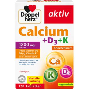     DOPPELHERZ Calcium+D3+K Tabletten
