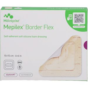 Mepilex Border Flex Schaumverb.haft.15x15 cm 10 St