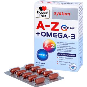 DOPPELHERZ A-Z+Omega-3 all-in-one system Kapseln