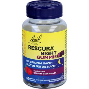 BACHBLÜTEN Original Rescura Night Gummis Beere
