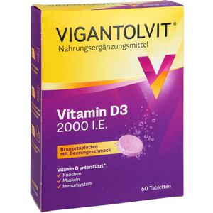 VIGANTOLVIT 2000 I.E. Vitamin D3 Brausetabletten