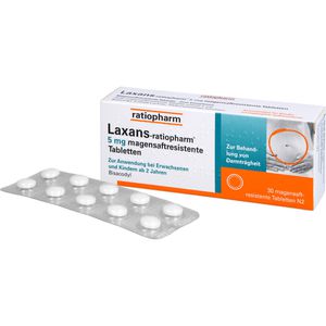 LAXANS-ratiopharm 5 mg magensaftres.Tabletten