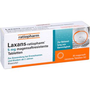 LAXANS-ratiopharm 5 mg magensaftres.Tabletten