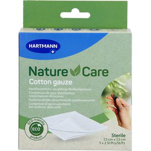 NATURE CARE Mullkompressen 7,5x7,5 cm steril