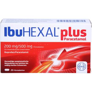 Ibuhexal plus Paracetamol 200 mg/500 mg Filmtabl. 20 St