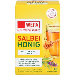 WEPA Salbei+Honig+Vitamin C+Zink Pulver