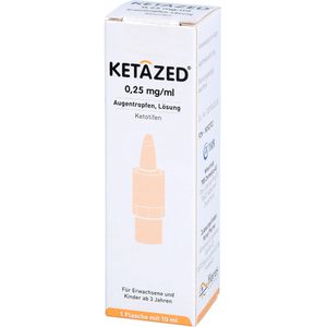 KETAZED 0,25 mg/ml Augentropfen Lösung