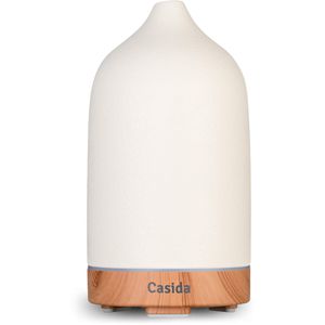 Casida AROMA DIFFUSER Keramik weiß/Holz