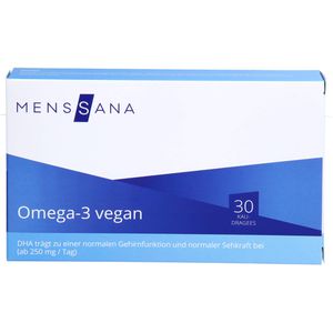 Omega-3 Vegan Kaudragees MensSana 30 St