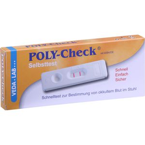     POLY-CHECK Selbsttest f.Zuhause Blut im Stuhl
