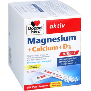 DOPPELHERZ Magnesium+Calcium+D3 DIRECT Pellets