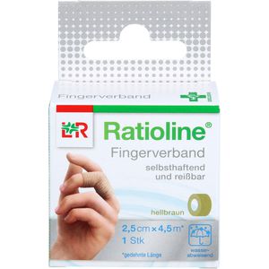     RATIOLINE selbsthaft.Fingerv.2,5cmx4,5m hellbraun
