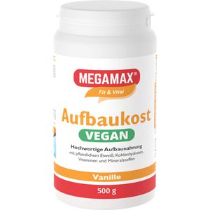     AUFBAUKOST vegan Vanille Megamax Pulver
