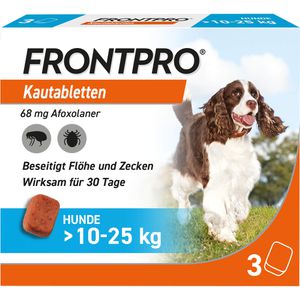 FRONTPRO 68 mg Kautabletten f.Hunde 10-25 kg