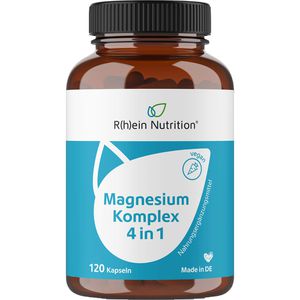 MAGNESIUM KOMPLEX 4in1 hochdosiert vegan Kapseln