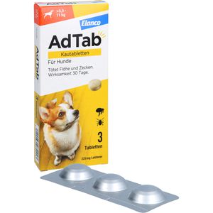 ADTAB 225 mg Kautabletten für Hunde >5,5-11 kg