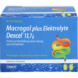 MACROGOL plus Elektrolyte Dexcel 13,7 g PLE