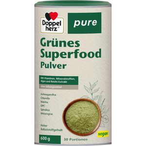 DOPPELHERZ Grünes Superfood pure Pulver