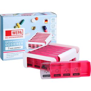 WEPA 7 Tage Compact Wochenmagazin weiß/pink