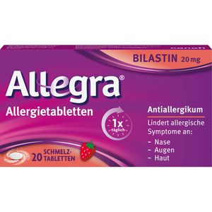 ALLEGRA Allergietabletten 20 mg Schmelztabletten