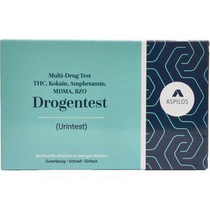     ASPILOS Drogentest AMPH KOK MDMA THC BZO Urin
