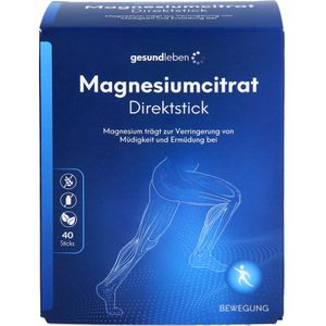 GESUND LEBEN Magnesiumcitrat Direktstick Pulver