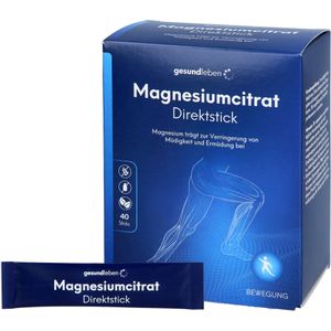 GESUND LEBEN Magnesiumcitrat Direktstick Pulver