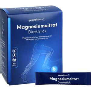 GESUND LEBEN Magnesiumcitrat Direktstick Pulver