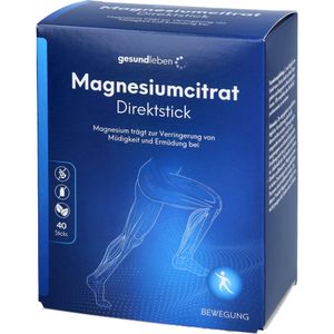 GESUND LEBEN Magnesiumcitrat Direktstick Pulver