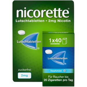 NICORETTE freshmint 2 mg Lutschtabletten gepresst