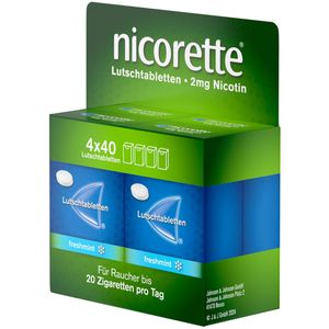 NICORETTE freshmint 2 mg Lutschtabletten gepresst