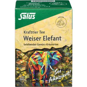 KRAFTTIER Tee Weiser Elefant Bio Salus Filterbeut.