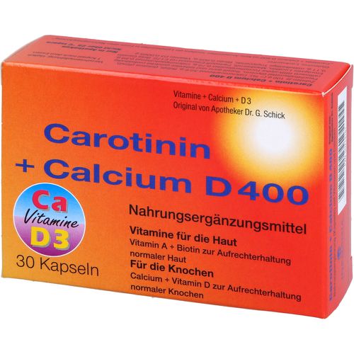CAROTININ+Calcium D 400 Kapseln