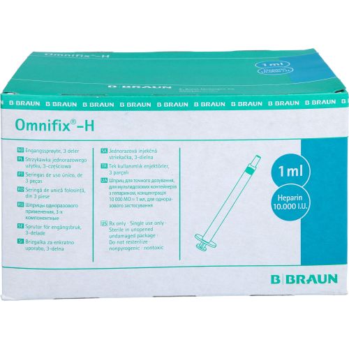 OMNIFIX Heparinspr.1 ml 10.000 I.E. latexfrei