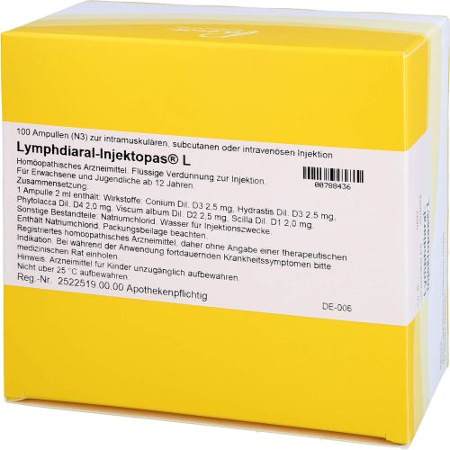 LYMPHDIARAL INJEKTOPAS L Ampullen