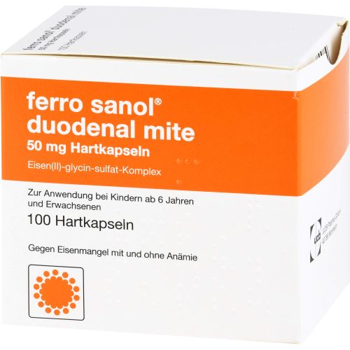 FERRO SANOL duodenal mite 50 mg magensaftr.Hartk.