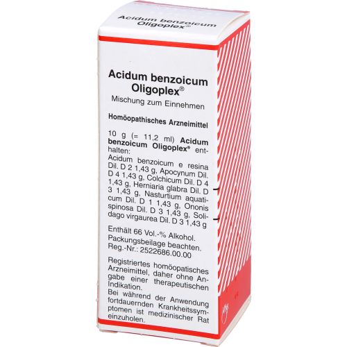 ACIDUM BENZOICUM OLIGOPLEX Liquidum