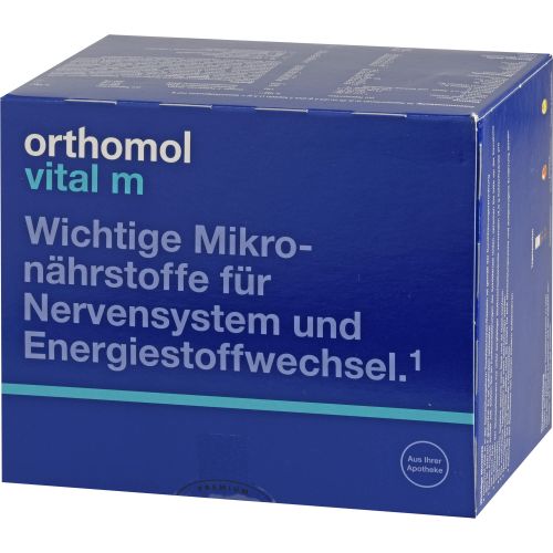 ORTHOMOL Vital M Trinkfläschchen/Kaps.Kombipack.