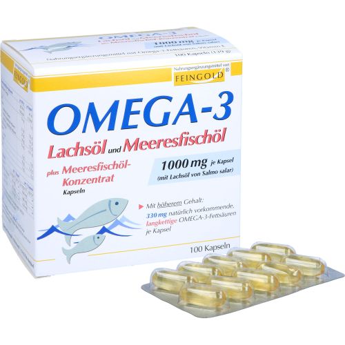 OMEGA-3 LACHSÖL und Meeresfischöl Kapseln