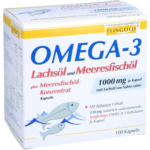 OMEGA-3 LACHSÖL und Meeresfischöl Kapseln