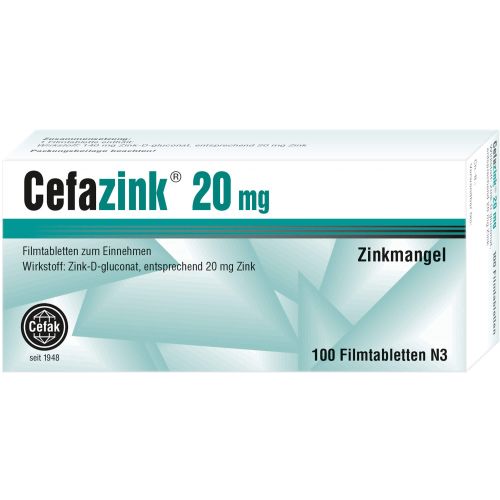 CEFAZINK 20 mg Filmtabletten